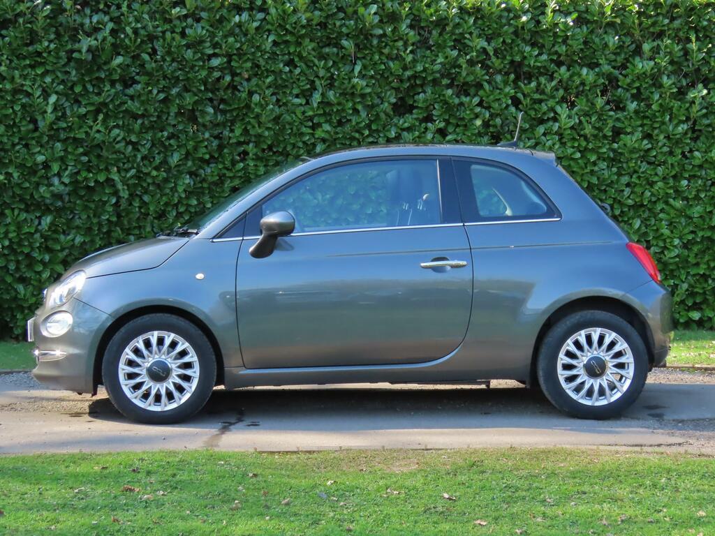 Fiat 500 1.2 Lounge Hatchback Euro 6 Ss FT18GRF Grey #4