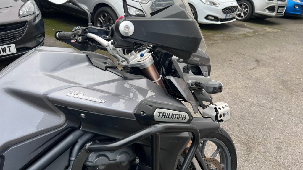 Triumph Tiger Explorer Abs 12My Service History Back Box LV15JVP Grey #6