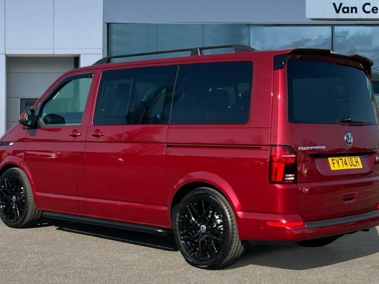 Volkswagen Transporter 2.0 Tdi 150 Highline Kombi Van Dsg Red #3