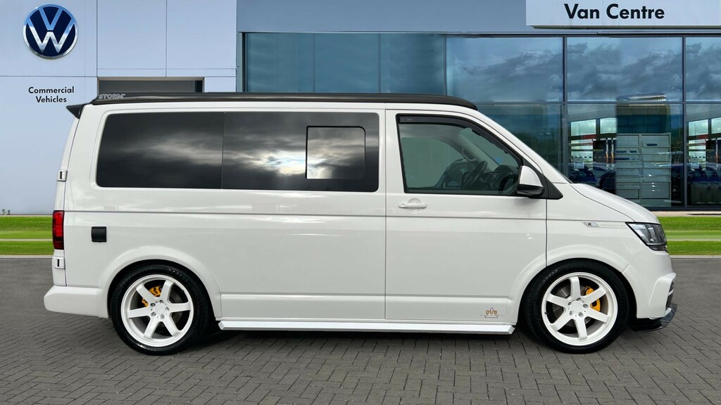 Volkswagen Transporter Transporter 2.0 Tdi 150 Highline Van Dsg DA24YVX White #4