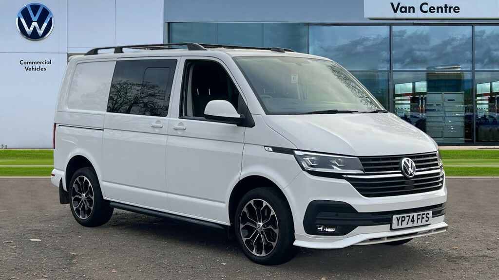 Volkswagen Transporter Transporter 2.0 Tdi 150 Highline Kombi Van Dsg YP74FFS White