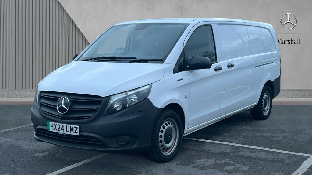 Mercedes-Benz eVito Vito 85Kw 66Kwh Progressive Van HX24UMZ White #4