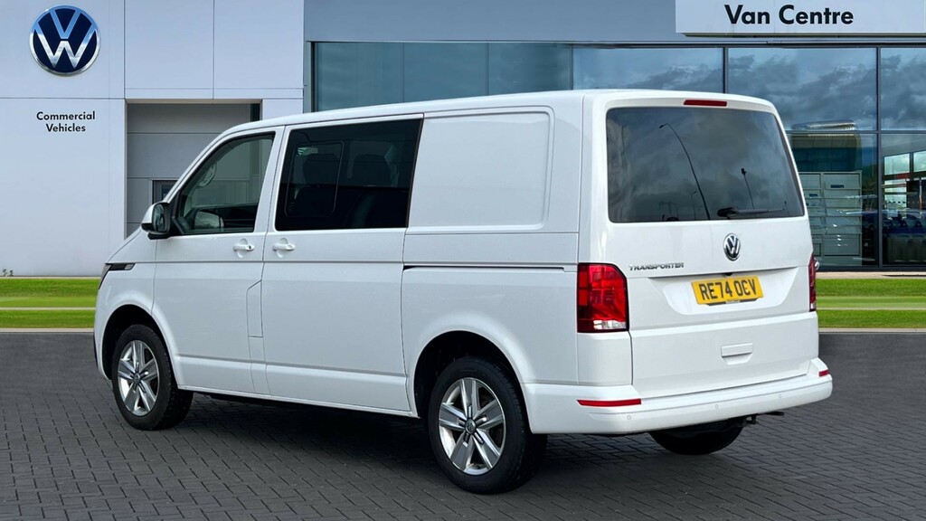 Volkswagen Transporter Transporter 2.0 Tdi 150 Highline Kombi Van RE74OCV White #3