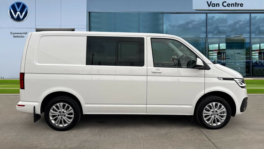 Volkswagen Transporter Transporter 2.0 Tdi 150 Highline Kombi Van HG74OFR White #4