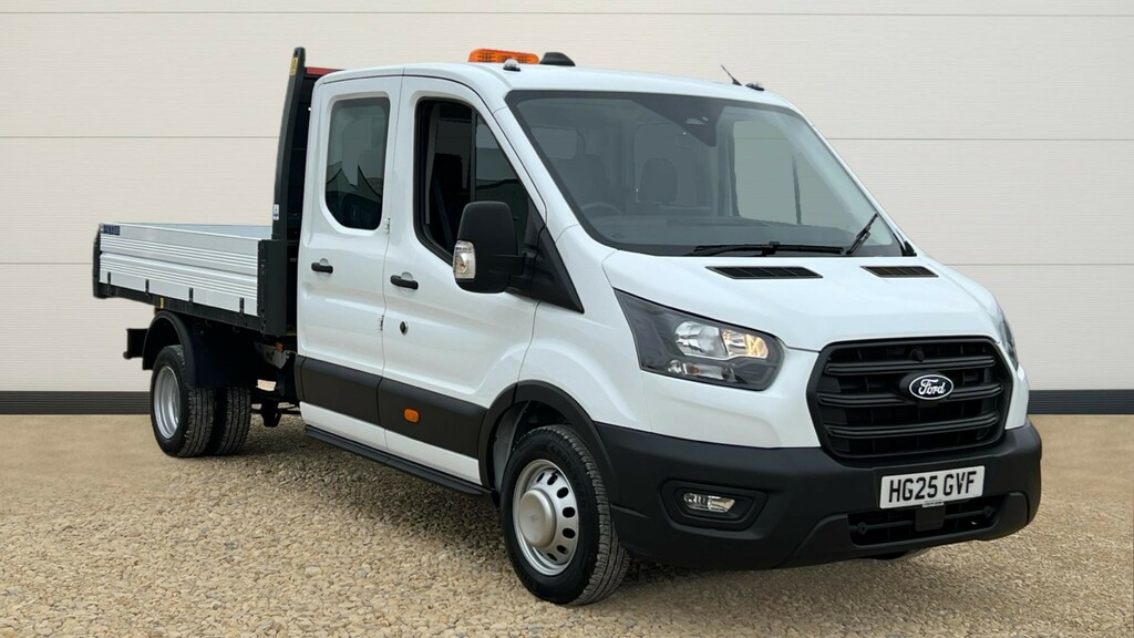 Ford Transit Custom Transit 2.0 Ecoblue 130Ps Leader Dcab Tipper 1 W White