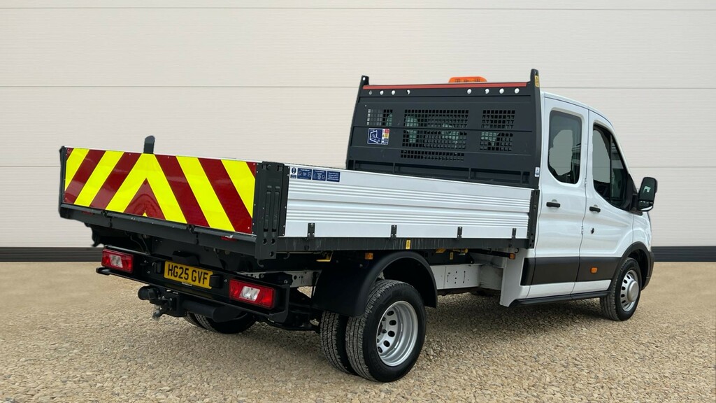 Ford Transit Custom Transit 2.0 Ecoblue 130Ps Leader Dcab Tipper 1 W HG25GVF White #3