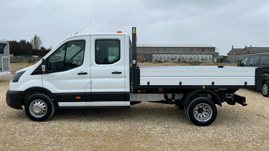 Ford Transit Custom Transit 2.0 Ecoblue 130Ps Leader Dcab Tipper 1 W HG25GVF White #6
