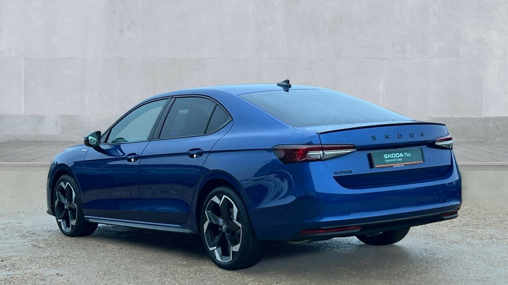 Skoda Superb Skoda Superb Hatchback 1.5 Tsi E-tec Sportline GD75JGU Blue #3