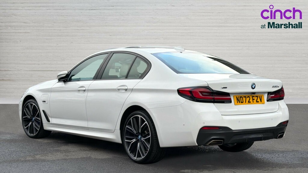 BMW 5 Series 5 Series 530E Xdrive M Sport ND72FZV White #5