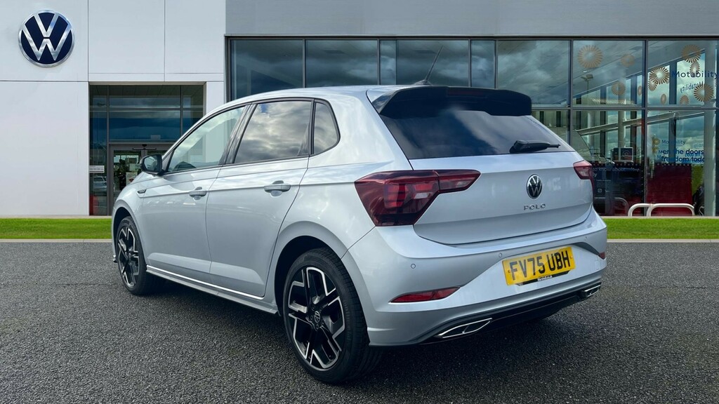 Volkswagen Polo Polo 1.0 R-line Tsi 95Ps FV75UBH Silver #3