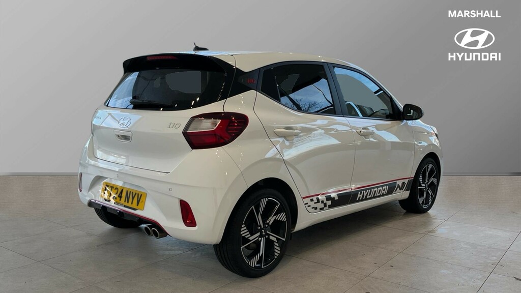 Hyundai I10 I10 1.0T 90 N Line Nav ET24NYV White #3