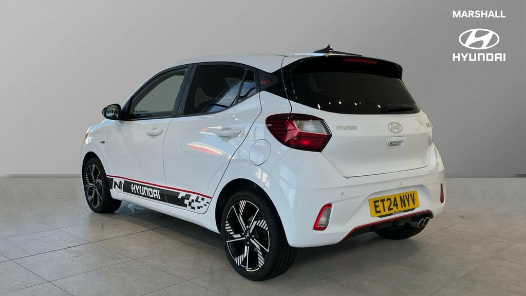 Hyundai I10 I10 1.0T 90 N Line Nav ET24NYV White #5