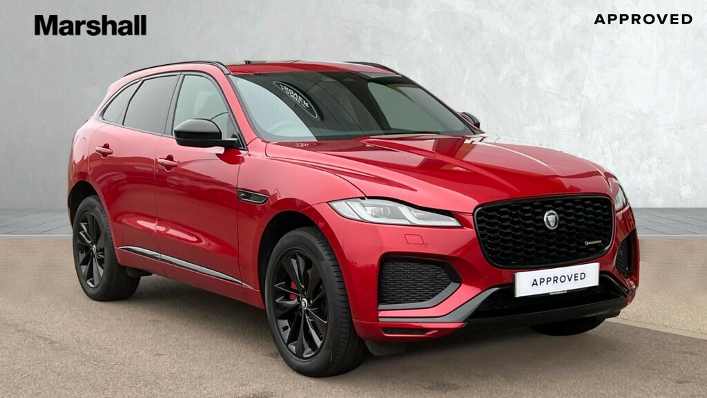 Jaguar F-Pace F-pace 2.0 D200 R-dynamic Se Black Awd Red