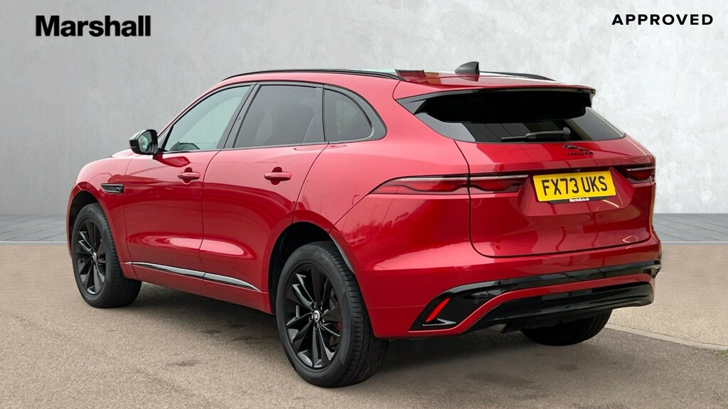Jaguar F-Pace F-pace 2.0 D200 R-dynamic Se Black Awd FX73UKS Red #2
