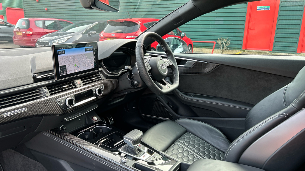 Audi RS5 Rs5 Rs 5 Tfsi Quattro Carbon Black Tiptronic White #2