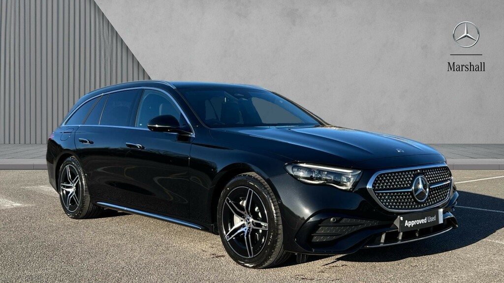 Mercedes-Benz E Class E220d Amg Line Premium Estate Pan Roof Black