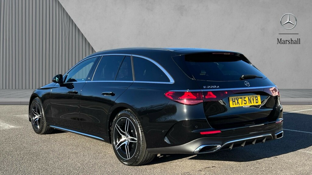 Mercedes-Benz E Class E220d Amg Line Premium Estate Pan Roof Black #2