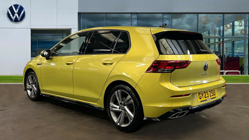Volkswagen Golf Golf 1.5 Etsi 150 R-line Dsg GY23ZSU Yellow #3