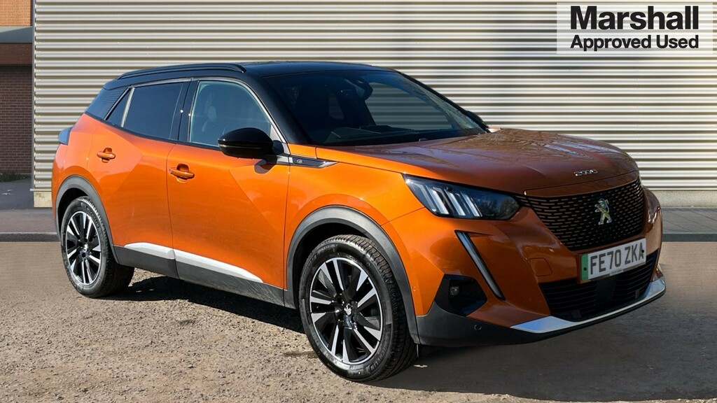 Peugeot e-2008 2008 100Kw Gt Line 50Kwh Orange