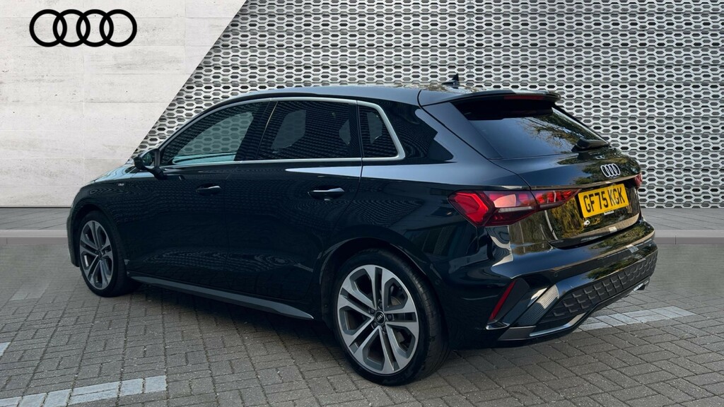 Audi A3 A3 1.5 Tfsi 150 S Line S Tronic GF75KGK Black #3