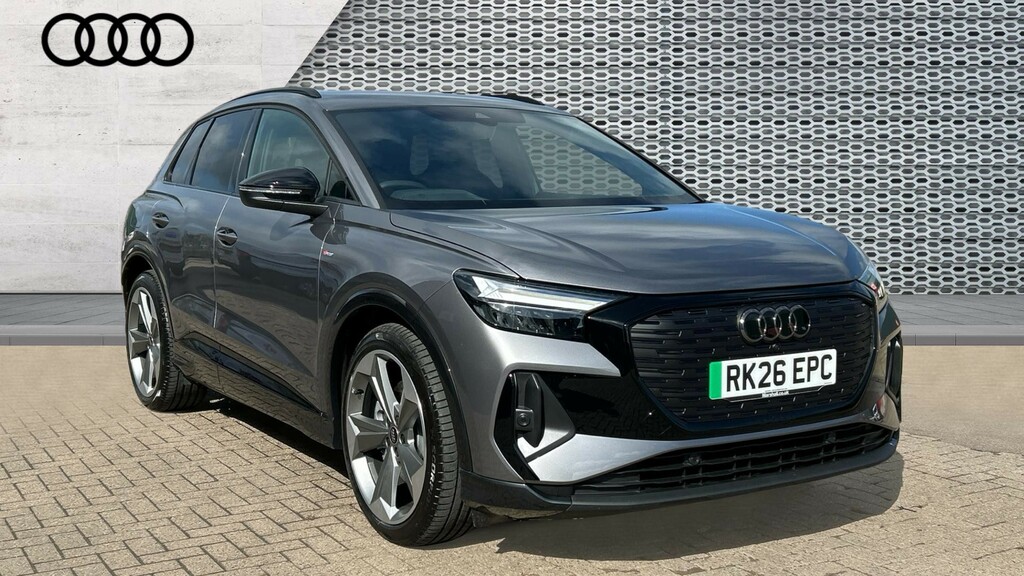 Audi Q4 E Tron Audi Q4 E-tron Estate 150Kw 40 63Kwh Black Edition Grey