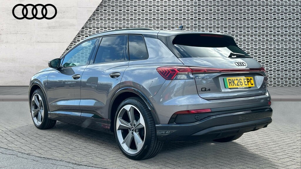 Audi Q4 E Tron Audi Q4 E-tron Estate 150Kw 40 63Kwh Black Edition RK26EPC Grey #3