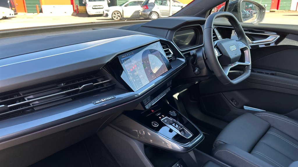 Audi Q4 E Tron Audi Q4 E-tron Estate 150Kw 40 63Kwh Black Edition RK26EPC Grey #2