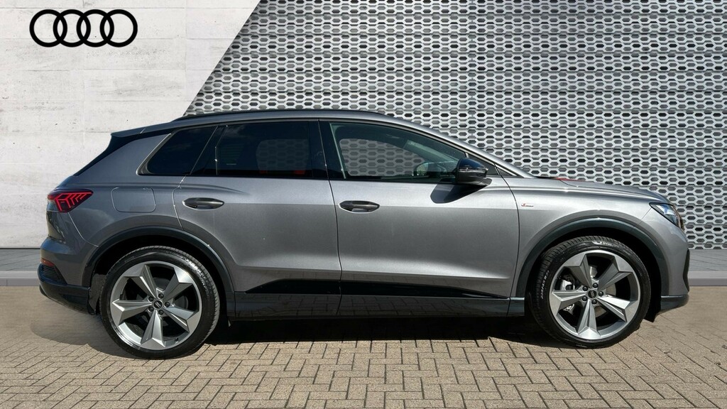 Audi Q4 E Tron Audi Q4 E-tron Estate 150Kw 40 63Kwh Black Edition RK26EPC Grey #4