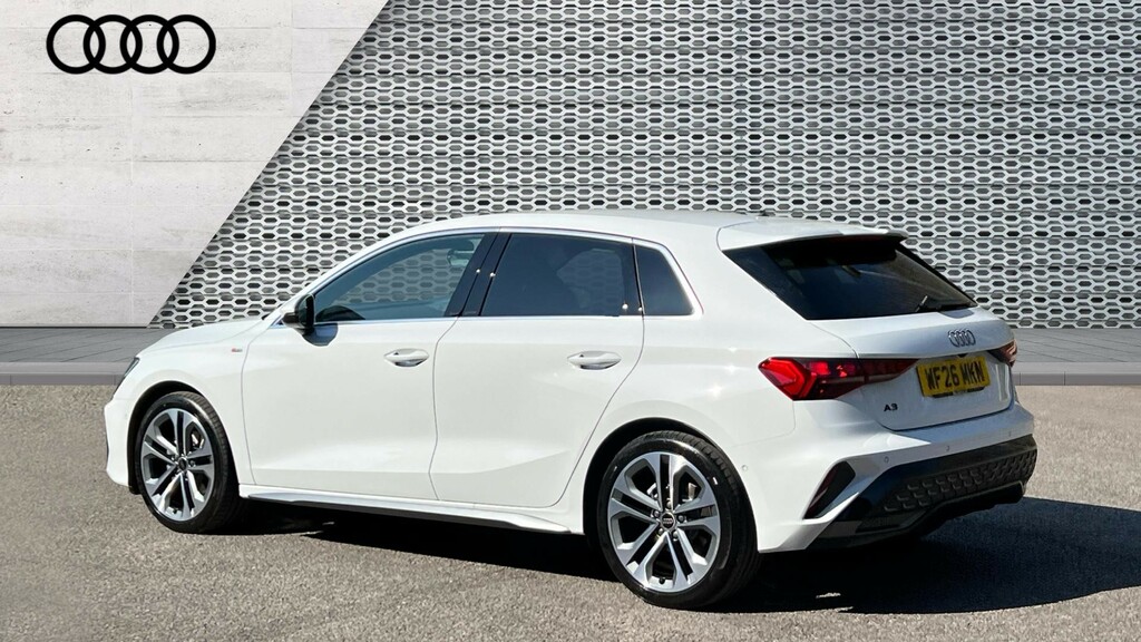 Audi A3 Audi A3 Sportback 1.5 Tfsi 116 S Line S Tronic WF26MKN White #3