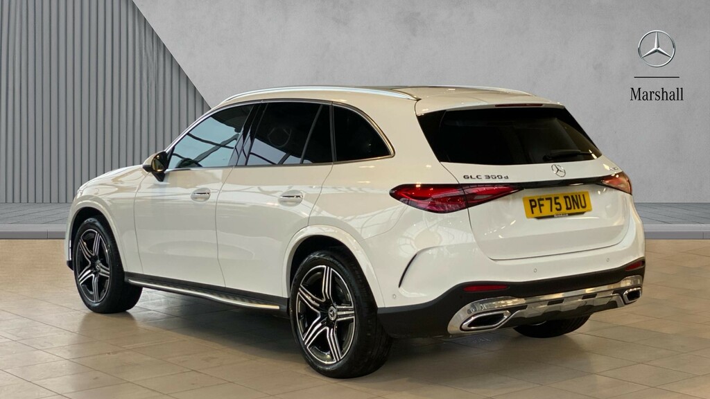 Mercedes-Benz GLC Class Glc 300D 4Matic Amg Line Premium Pan PF75DNU White #2
