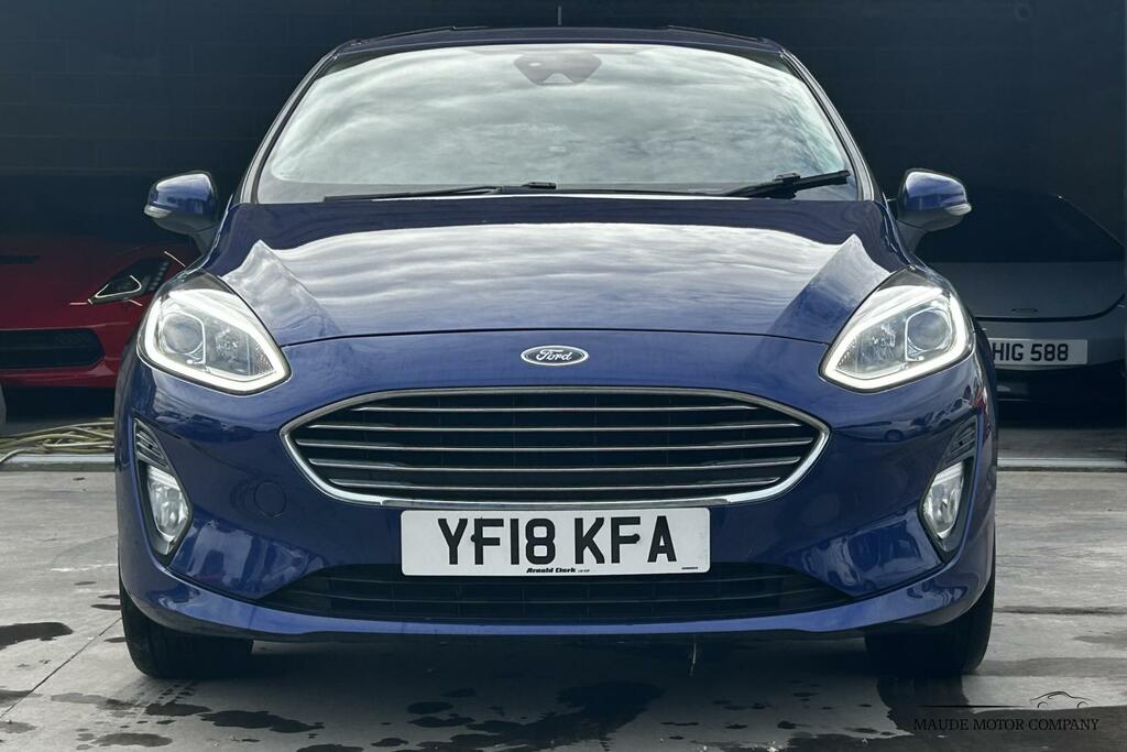 Ford Fiesta 1.0T Ecoboost Titanium Hatchback YF18KFA Blue #2