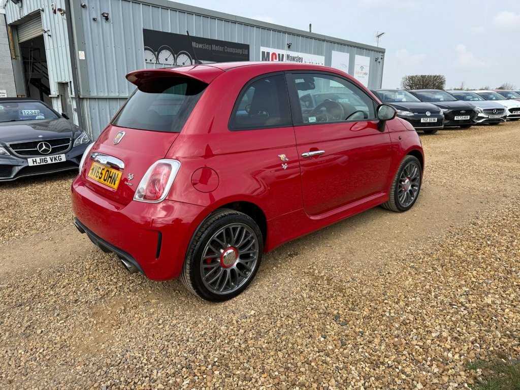 Abarth 595 Hatchback WV65OHN Red #3
