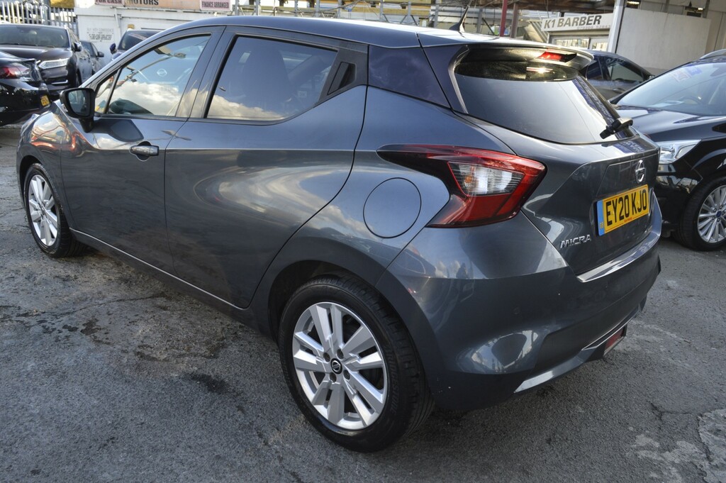 Nissan Micra Hatchback 1.0 Ig-t Acenta 2020 EY20KJO Grey #4
