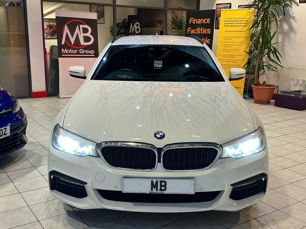 BMW 5 Series Estate 2.0 520D M Sport Touring 201767 YH67OTS White #2