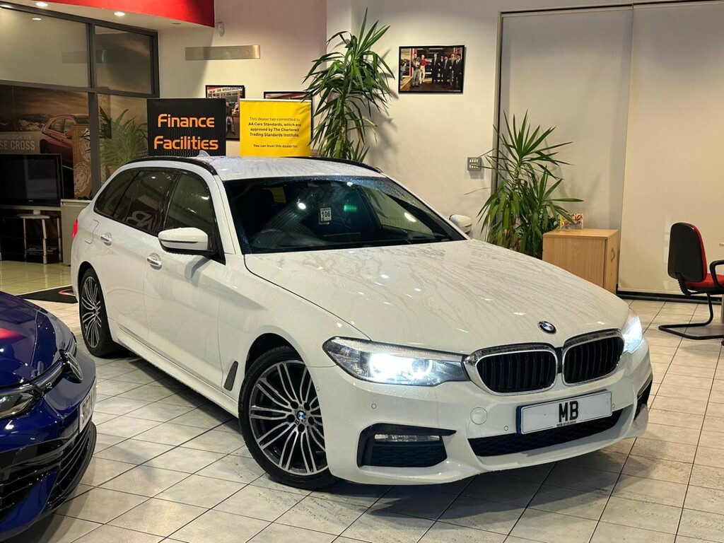 BMW 5 Series Estate 2.0 520D M Sport Touring 201767 White