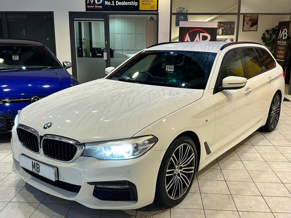 BMW 5 Series Estate 2.0 520D M Sport Touring 201767 YH67OTS White #6