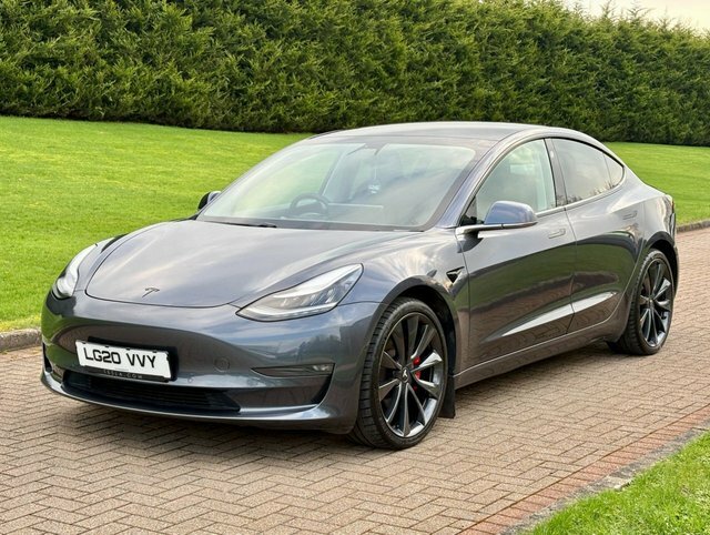 Tesla Model 3 Dual Motor Performance Saloon LG20VVY Grey #2