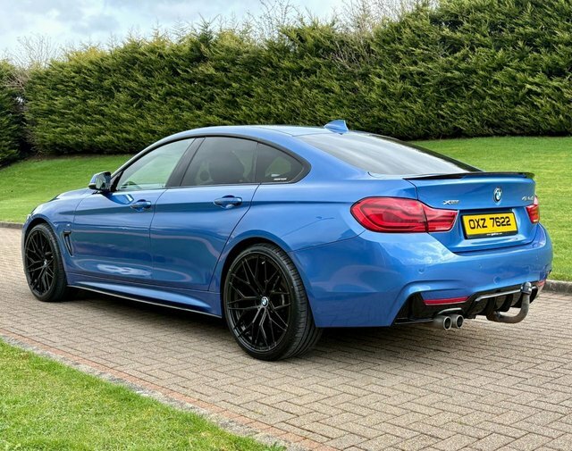 BMW 4 Series Gran Coupe 2.0 420D M Sport OXZ7622 Blue #4