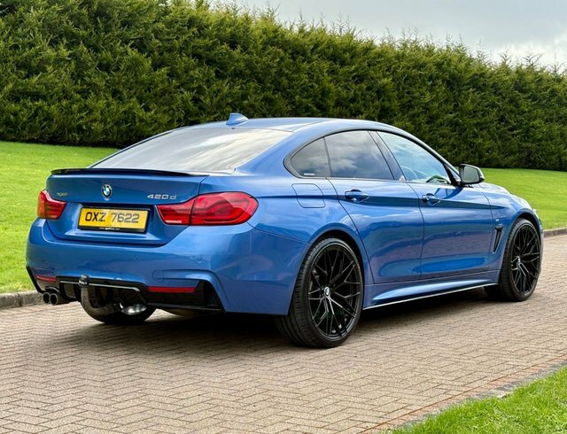 BMW 4 Series Gran Coupe 2.0 420D M Sport OXZ7622 Blue #3