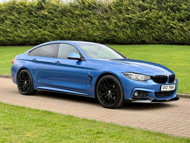 BMW 4 Series Gran Coupe 2.0 420D M Sport OXZ7622 Blue #5
