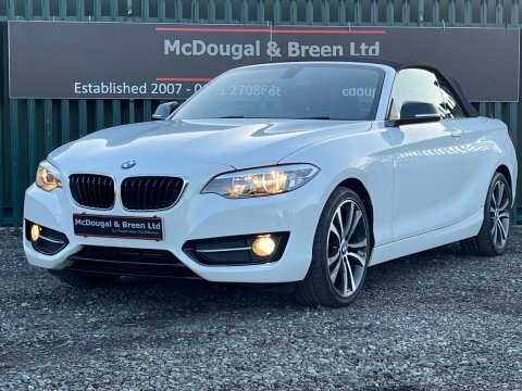 BMW 2 Series 218D Sport White #2