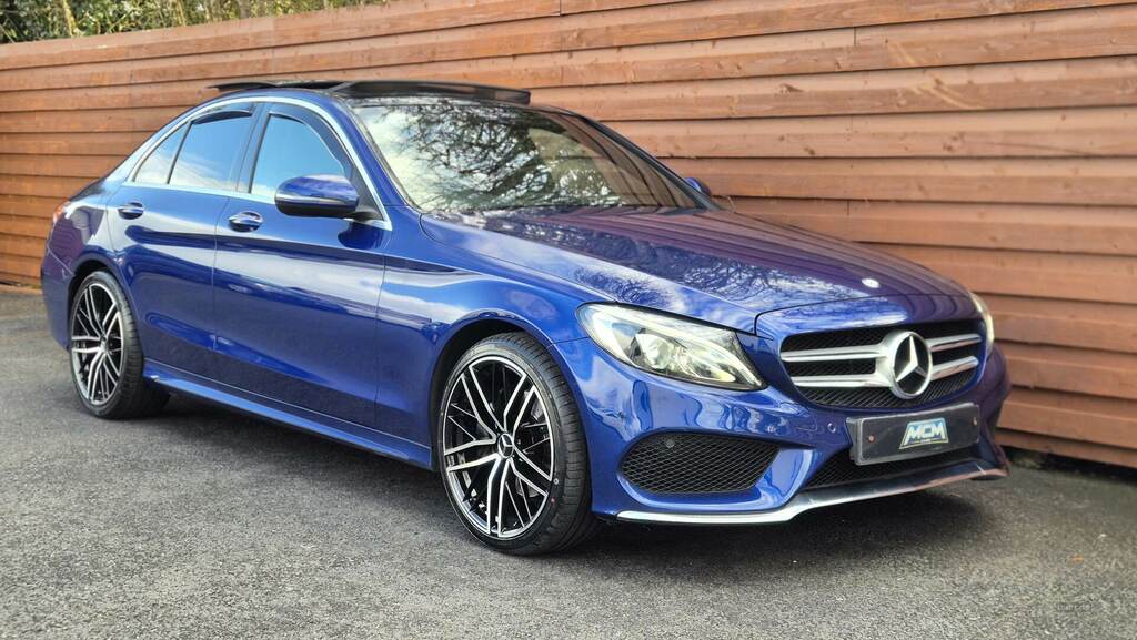 Mercedes-Benz C Class C220d Amg Line Premium 9G-tronic VU17AKK Blue #3