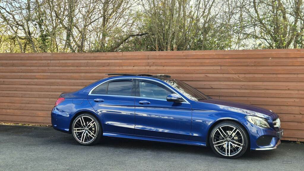 Mercedes-Benz C Class C220d Amg Line Premium 9G-tronic VU17AKK Blue #4