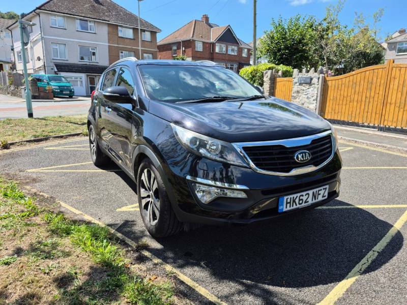 Kia Sportage 1.7 Crdi Isg 3 Sat Nav - 2013 62 HK62NFZ Black