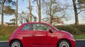 Fiat 500 1.2 Lounge Rosso Corsa Red Pan Roof Free 15 Mo #2