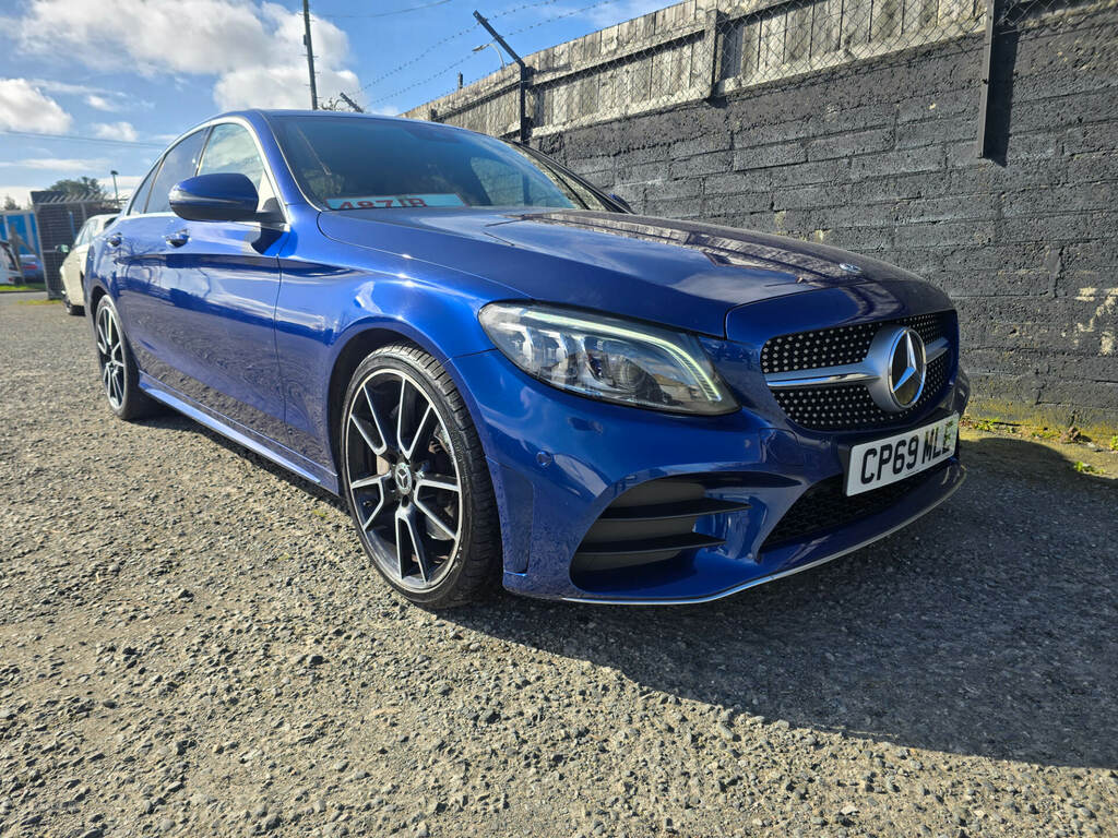 Mercedes-Benz C Class C300d Amg Line Edition Premium 9G-tronic Blue