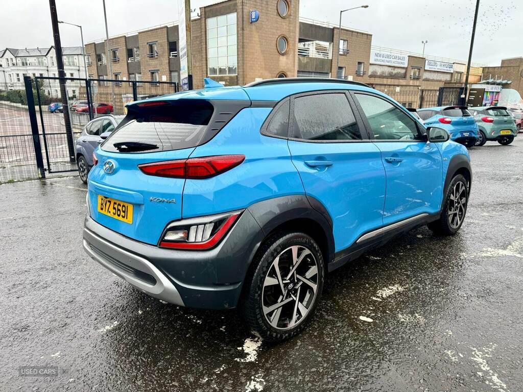 Hyundai Kona 1.0 Tgdi 48V Mhev Premium BYZ5691 Blue #3