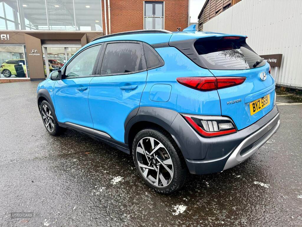Hyundai Kona 1.0 Tgdi 48V Mhev Premium BYZ5691 Blue #5