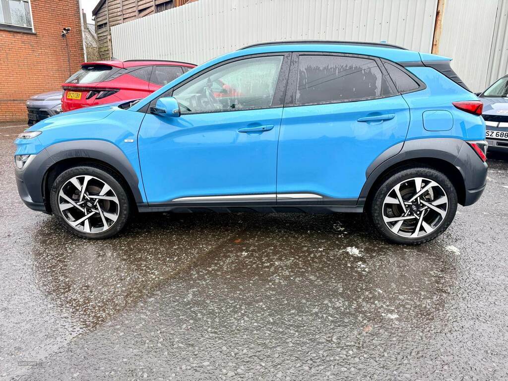 Hyundai Kona 1.0 Tgdi 48V Mhev Premium BYZ5691 Blue #6