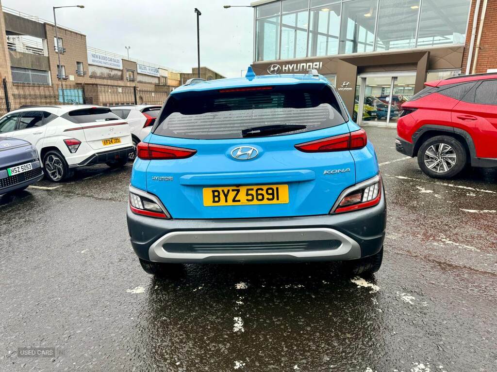 Hyundai Kona 1.0 Tgdi 48V Mhev Premium BYZ5691 Blue #4